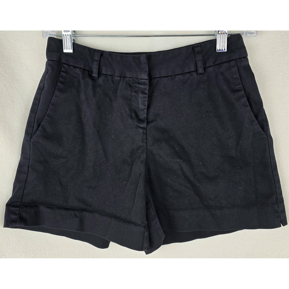 White House Black Market Womens Sz 2 Shorts The‎ 5" Short Inseam Cotton Blend